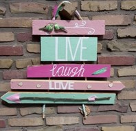 zomer houten borden