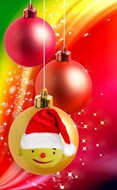 puk op kerstbal
