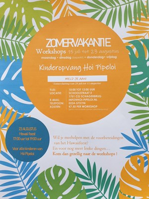 flyer zomervakantie 2019