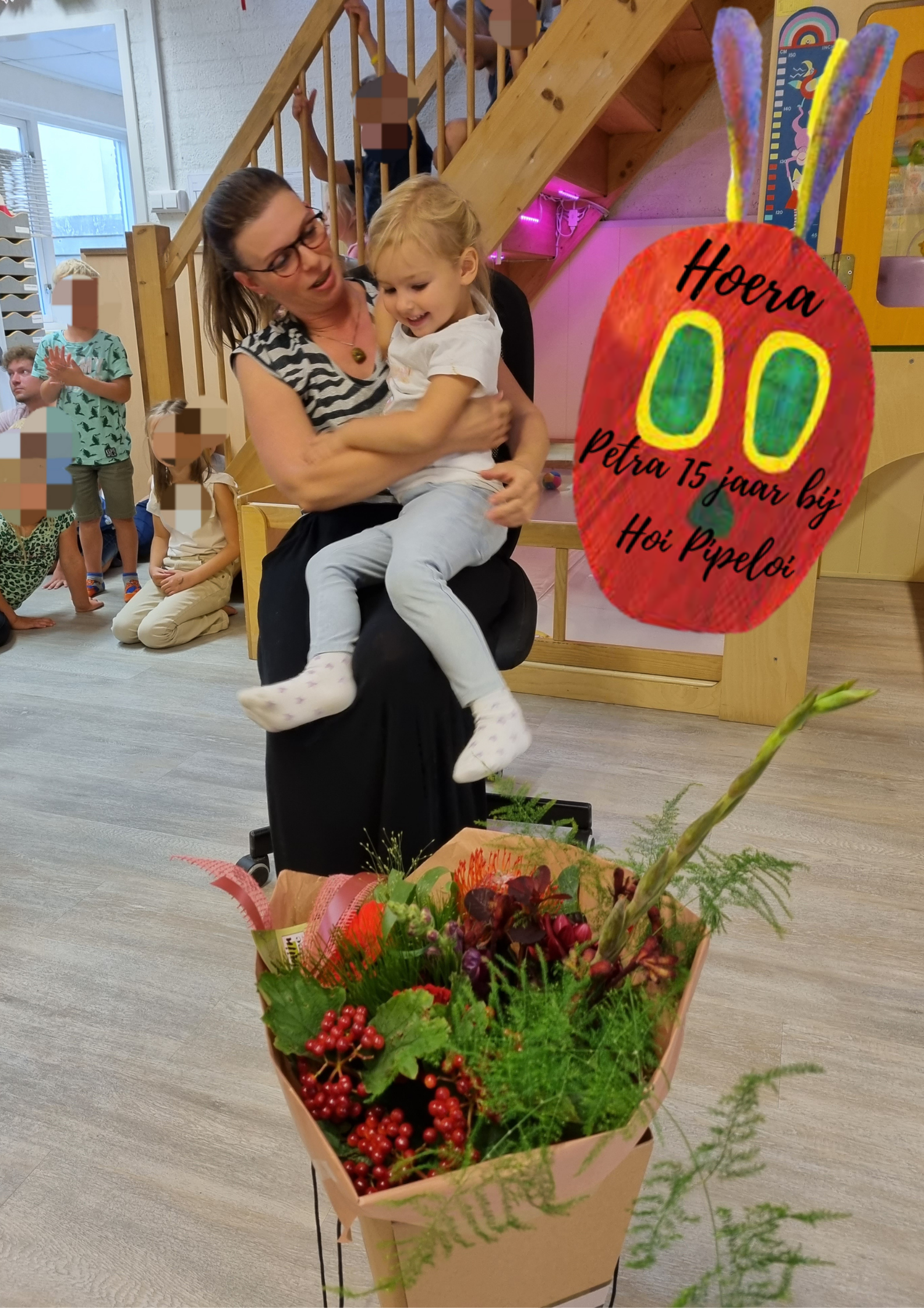 Petra werkt 15 jaar bij Hoi Pipeloi