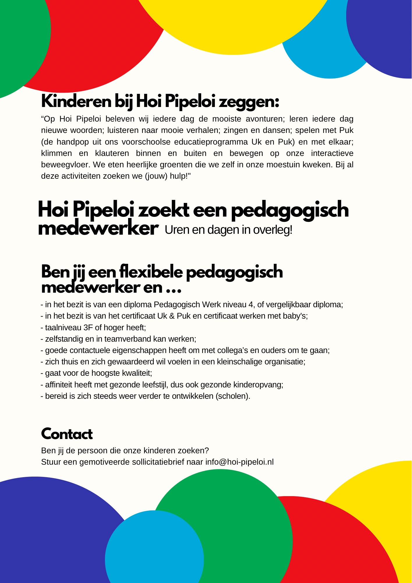 Vacature